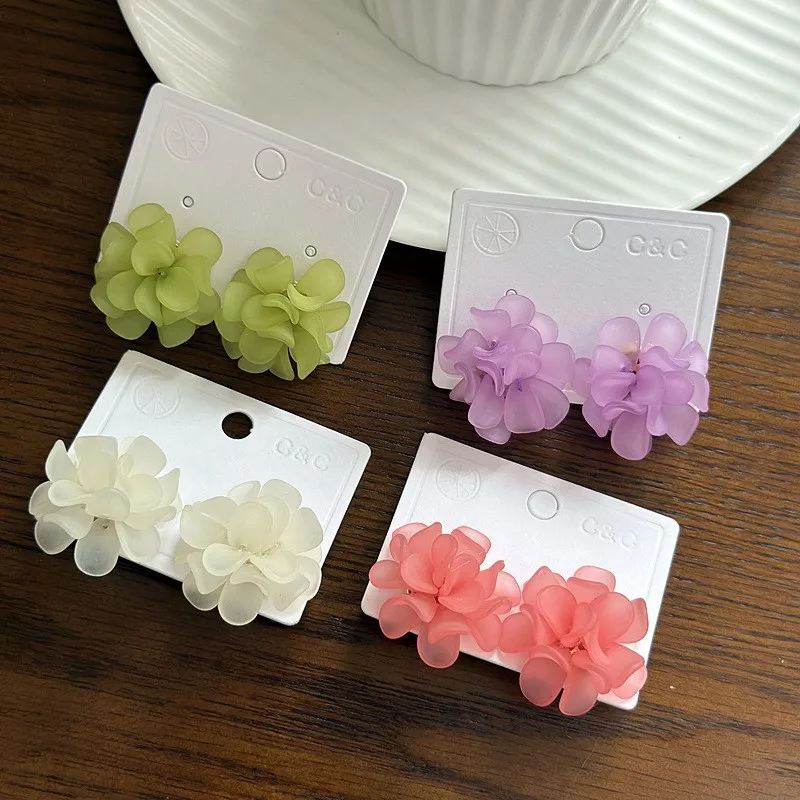 Sweet Pastoral Flower Ear Studs