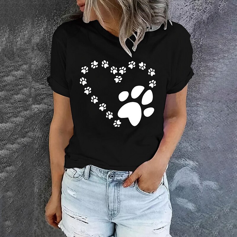 Floral Butterfly Print T-Shirt For Regular Daily Outfits