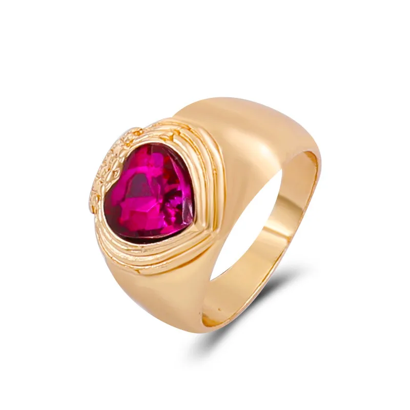 Streetwear Smile Face Flower Enamel Ring